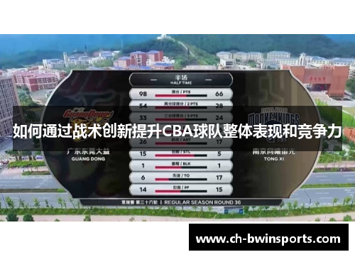 如何通过战术创新提升CBA球队整体表现和竞争力